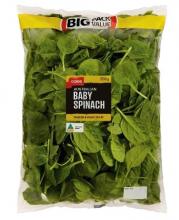 280g Coles Baby Spinach