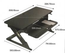 Photograph of 3M Precision Standing Desk Dimensions